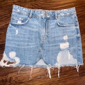 Zara denim skirt